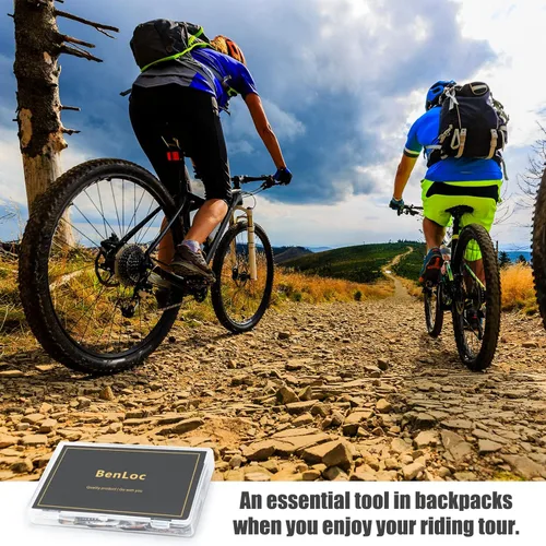 Miniatura 5 de Bike Tire Repair Kit, Bycicle Inner Tube Puncture Patch Kits, Vulcanizing Patches,Glueless Patchs,Lever for Motorcycle BMX Cycling MTB Road Mountain