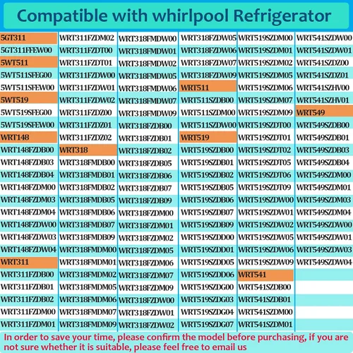 Miniatura 2 de [Actualizado] W10861519 Colgador de cajón de embutidos (sin vidrio), estante de cajón de carne compatible con refrigerador Whirlpool