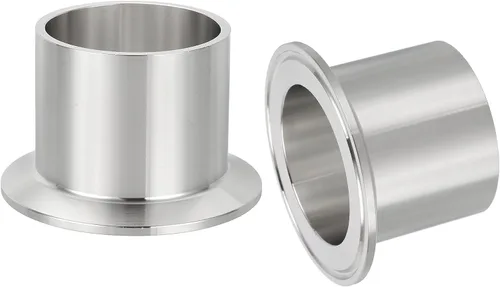 Miniatura 11 de PATIKIL Accesorio sanitario de acero inoxidable 304, 2 piezas de abrazadera de soldadura larga Montaje de tubería de virola de 3/4 "(19 mm) tubo