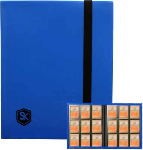 Miniatura 8 de Carpeta de Tarjetas Coleccionables con Páginas de Carga Lateral, Álbum de 400 Bolsillos para Tarjetas de Deportes, Juegos, Membresía y Compras
