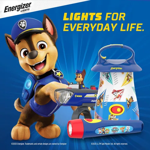 Miniatura 10 de Energizer PAW Patrol - Paquete combinado de linterna LED y linterna de mano para niños, grandes linternas LED ligeras para niños, baterías incluidas