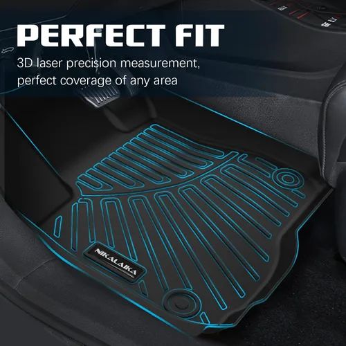 Miniatura 3 de Alfombrillas de suelo y revestimientos de carga para Toyota Camry 2012-2017 (Compatible con híbrido) Protección para todo tipo de clima Goma TPE