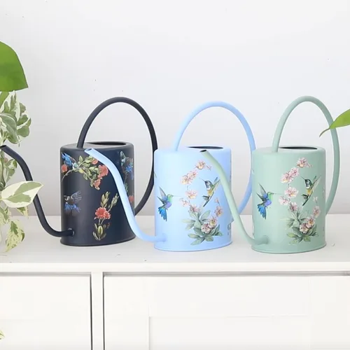 Miniatura 6 de Regadera para Plantas de Interior - Linda Regadera Decorativa de Metal para Jardinería, Pequeña Regadera para Plantas de Casa y Flores con Boquilla