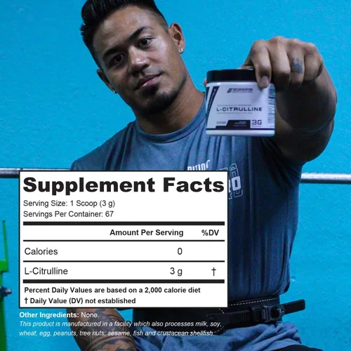 Miniatura 2 de Cutler Nutrition Jay Essentials - Polvo de L-citrulina 100% puro, sin sabor, 0.11 onzas por porción, soporta resistencia y bombas (67 porciones)