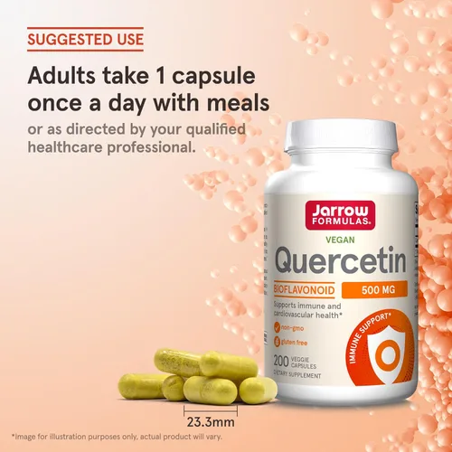 Miniatura 7 de Quercetin de Jarrow Formulas, cápsulas de 0.017 onzas, QUE200, 1, 1
