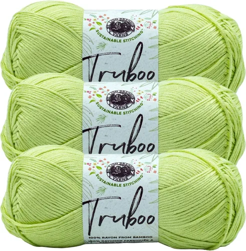 Miniatura 59 de (1 Madeja) Lion Brand Yarn Truboo Yarn, Aguamarina