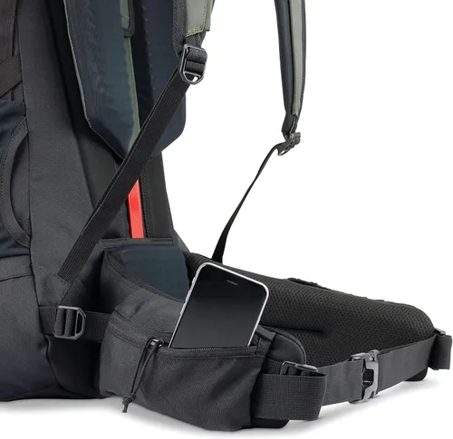 Miniatura 4 de High Sierra Pathway 2.0 Mochila con funda de almacenamiento de hidratación, para senderismo, ciclismo, camping, viajes, verde bosque/negro, 60