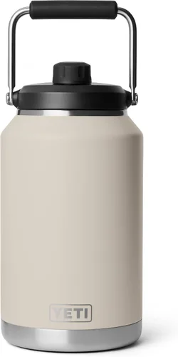 Miniatura 17 de YETI Rambler - Jarra de galón 2.0, aislada al vacío, a prueba de fugas, acero inoxidable con tapa magnética, color verde bosque negro