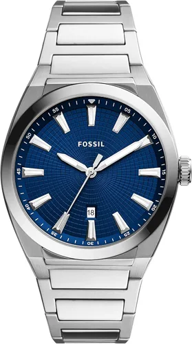 Miniatura 4 de Fossil Everett - Reloj de cuarzo de acero inoxidable para hombre