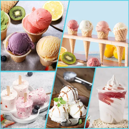 Miniatura 7 de Repuesto para pintas y tapas Ninja Creami – Paquete de 4 NC501, compatible con máquinas de helados Ninja NC501 NC500 Series Creami Deluxe