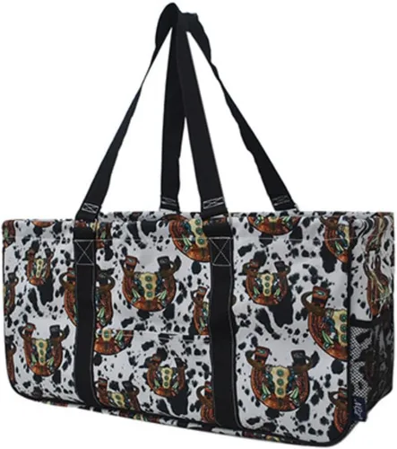 Miniatura 65 de NGIL Bolsa de comestibles reutilizable extra grande plegable de gran tamaño para comestibles, almacenamiento, picnic, playa, Flecha-negro