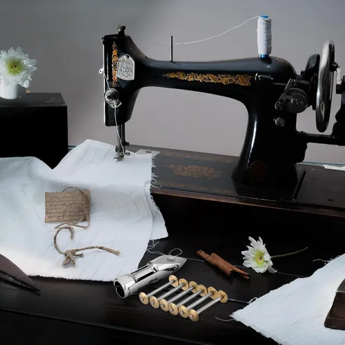 Miniatura 6 de Blulu 10 bobinas y 1 caja de bobina para máquina de coser compatible con Singer 27, 28, 127, 128 piezas de máquinas de coser Treadle