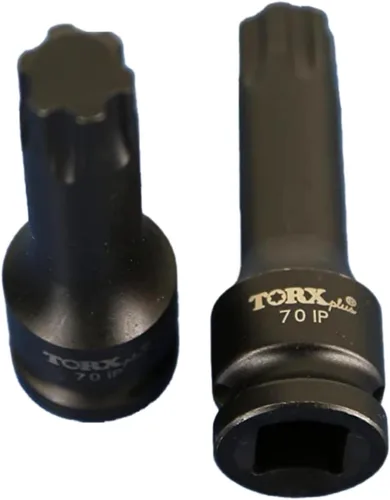 Miniatura 3 de TMAX 9 pc Torx Plus IP 3 pulgadas largo 6 puntos negro Impact Bit Socket Set 1/2 pulgadas Square Drive Auto reparación herramienta