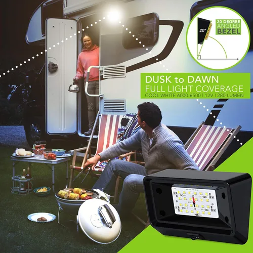 Miniatura 4 de Luz de utilidad para porche exterior de RV con interruptor, accesorio de iluminación de 12 V y 280 lúmenes. Iluminación de repuesto para caravanas