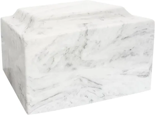 Miniatura 17 de Verde Classic - Mármol cultivado por Mackenzie Vault para urnas Silverlight, urna de cremación verde para cenizas, tamaño adulto, entierro