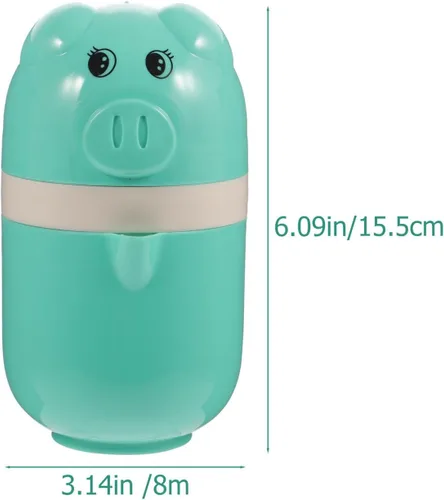 Miniatura 2 de Toyvian Exprimidor de frutas manual portátil compacto no eléctrico de soja y cítricos para uso doméstico y de viaje, extractor de prensa de mano