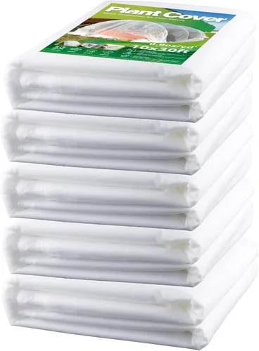 Miniatura 7 de CJGQ Cubiertas para plantas, protección contra congelación, 10 x 30 pies, manta de tela flotante para protección de invierno, 0.9 oz/yd² 1 Paquete