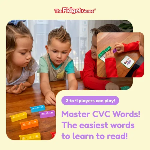 Miniatura 6 de THE FIDGET GAME Elfos Furtivos, Juego de Palabras de Vista CVC, Juguete Sensorial Pop para Aprender y Deletrear, Actividades Educativas en el Aula