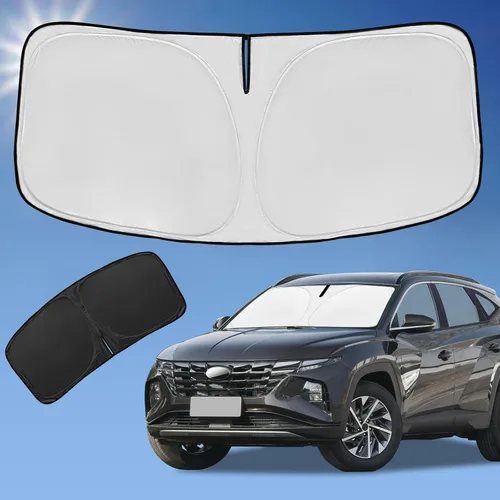 Miniatura 127 de para Dodge RAM 1500 2019-2024 2025 2026 Parasol Parasol para Parabrisas Cubierta - 4 Capas Parasol para Ventana Delantera para RAM1500 2Puertas