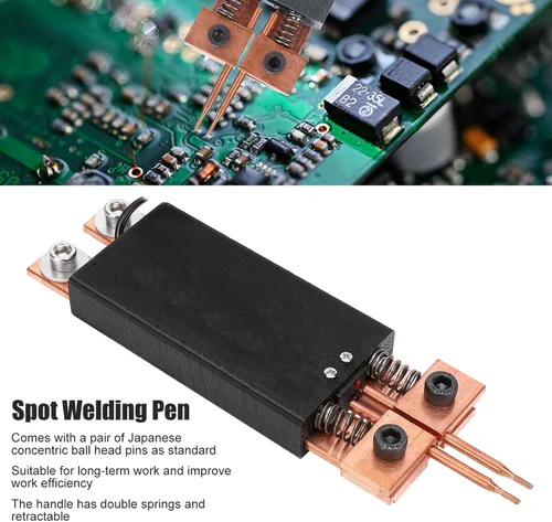 Miniatura 3 de Bolígrafo de soldadura por puntos de batería, DC 4-12V DIY Pluma soldador automático de mano, suministros industriales, herramienta de soldadura