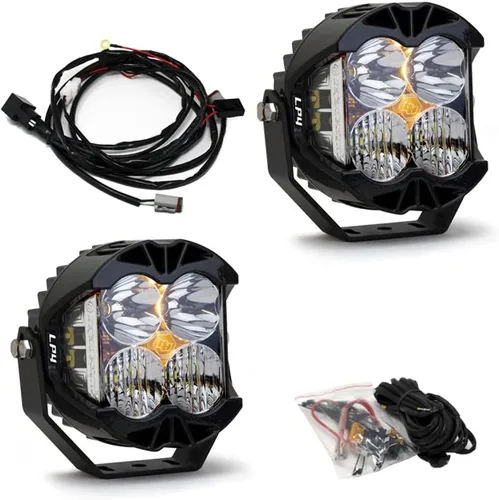 Miniatura 5 de Baja Designs LP4 Pro - Cápsula de luz LED - 2 piezas con arnés de cableado (para conducción/combo; ámbar)