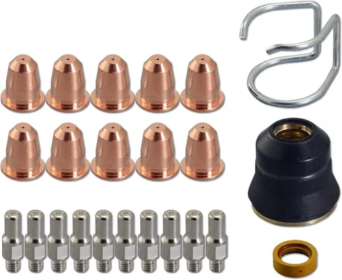 Miniatura 11 de RIVERWELD PR0110 Electrodo de plasma PD0116-08 Punta 0.8 y PC0116 Fit S45 Plasma Cutter Torch