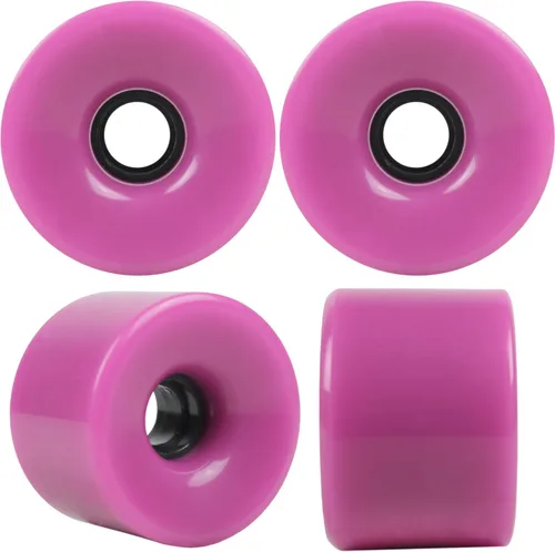 Miniatura 4 de Longboard - Juego combinado de camiones de patineta de 2.756 in, ruedas en blanco con camiones plateados, rodamientos y paquete de herramientas