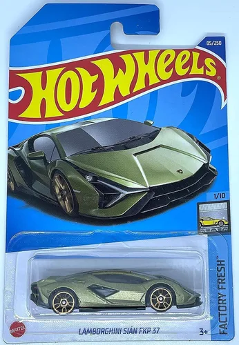 Hot Wheels 2022 - Lamborghini SIAN FKP 37 - Factory Fresh - 1/10 - Envía burbujas envueltas en una caja