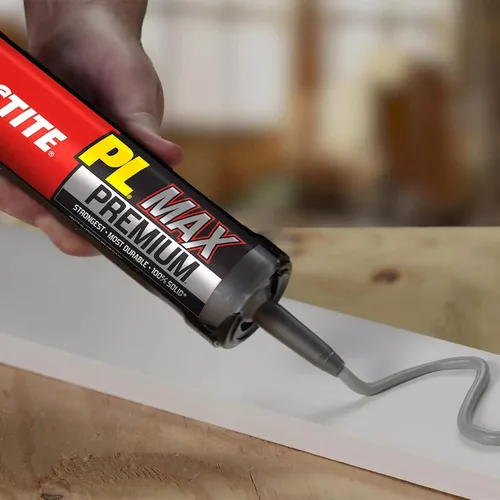 Miniatura 9 de Loctite PL Premium Max Adhesivo de construcción, cartucho de 9 onzas líquidas, 1 paquete, pegamento de construcción versátil para madera, hormigón
