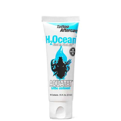 H2Ocean Aquatat - Pomada curativa para tatuajes, crema para cuidado posterior del tatuaje para suministros de tatuajes, ungüento para el cuidado del