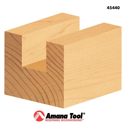 Miniatura 5 de Amana Tool - 45440 Broca de enrutador con punta de carburo recta de inmersión de 3/4 de diámetro x 1-1/4 x 1/2" de vástago