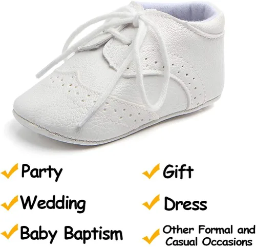 Miniatura 5 de Methee Zapatos para caminar para bebés y niñas, suela suave, antideslizantes, zapatos para primeros caminos, zapatos de cuna para recién nacidos