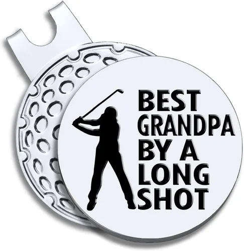Miniatura 17 de Men Golf Ball Marker with Magnetic Hat Clip, Funny Golf Accessories Gifts for Men, Novelty Birthday Gifts for Male Golfer Fan