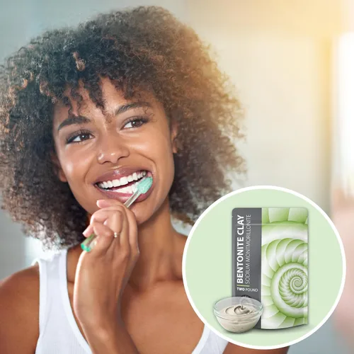 Miniatura 9 de FOSSIL POWER Arcilla de bentonita en polvo de grado alimenticio, 2 libras – Desintoxicación natural de metales pesados y limpieza de poros