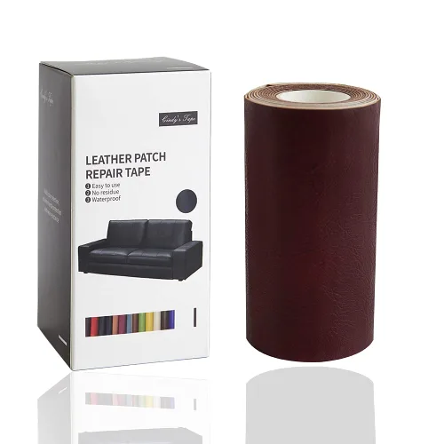 Miniatura 35 de Cindy's Tape Cinta de cuero adhesiva impermeable para reparaciones de 3 x 60 pulgadas para sofás, asientos de automóvil, bolsas, muebles, asiento