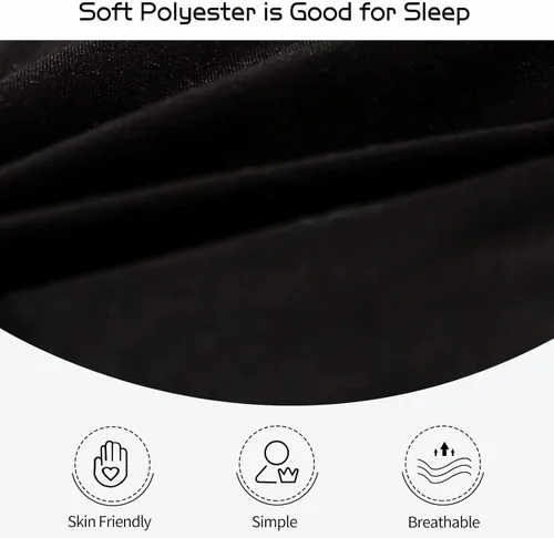 Miniatura 6 de MAXYOYO Colchón de Cuna para Piso Tipo Futón, Futón Individual Estrecho para Adultos, Cama Plegable Enrollable para Niños, Negro Negro (Square Black)
