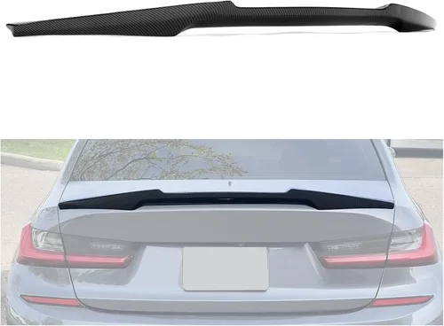 Miniatura 2 de KUAFU Alerón trasero de ala de maletero compatible con BMW G20 3-Series 330i M340i Sedán 2019-2024 estilo alerón de pico de pato estilo M4