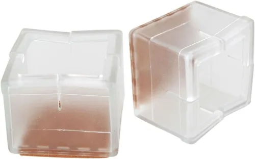 Miniatura 2 de 8pcs 1.181 in-1.378 in antideslizante silicona muebles silla mesa pie pierna cubierta protectora