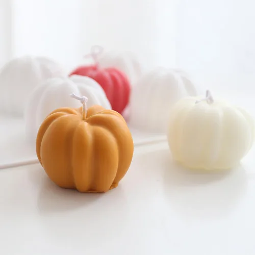 Miniatura 4 de EchoDone Molde de silicona para calabaza, 6 cavidades, molde para hornear cupcakes, bandeja de mousse, moldes para decoración de pasteles de cocina
