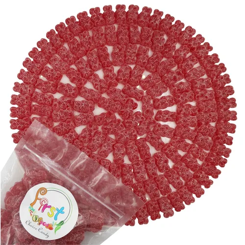 Miniatura 10 de FirstChoiceCandy Fun Sour Gummy Bears (2 libras (paquete de 1), fresa rosa ácida)