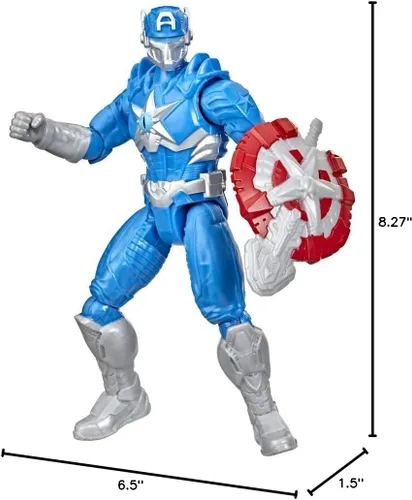 Miniatura 5 de Marvel Avengers Mech Strike Monster Hunters - Figura de acción de 6 pulgadas con accesorio, juguetes para niños a partir de 4 años