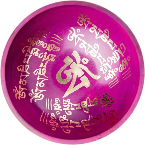 Miniatura 4 de Juego de cuencos tibetanos cantadores - Fácil de tocar para principiantes - Cuencos auténticos y elaborados a mano para meditación de atención Rosa