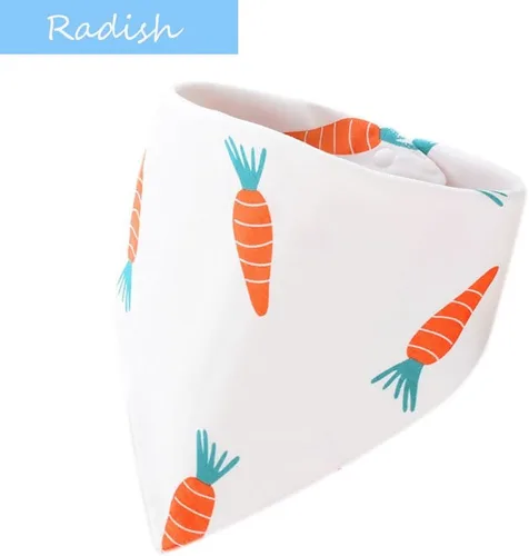 Miniatura 6 de Baberos 100% algodón para bebé, bandana para niño y niña, 9 baberos para babear, dentición y alimentación