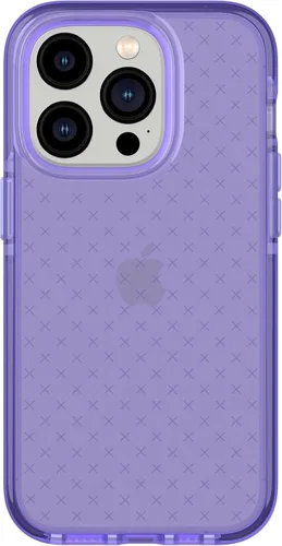 Miniatura 13 de Tech21 iPhone 14 Pro Evo Check – Funda protectora delgada y absorbente de golpes con protección FlexShock Multi-Drop de 16 pies y botones
