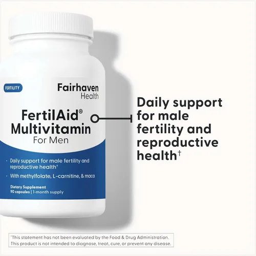 Miniatura 6 de FertilAid para hombres y MotilityBoost Combo, vitaminas prenatales y suplemento de fertilidad masculina para apoyar el recuento y la motilidad