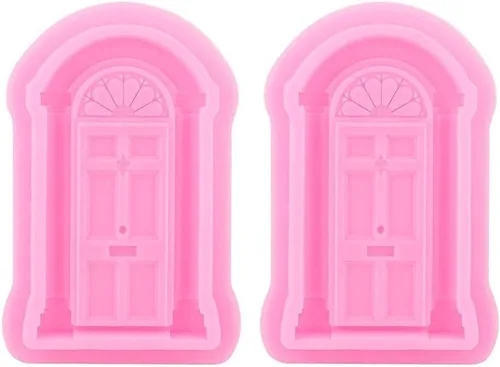 Miniatura 7 de AUNMAS Molde de silicona para decoración de tartas, 2 unidades, para decoración de tartas, bodas, cumpleaños, cupcakes, bricolaje, flexible