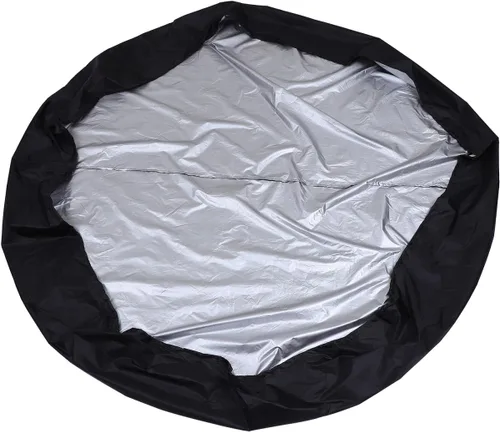 Miniatura 4 de DOITOOL Cubierta redonda para bañera de hidromasaje, impermeable, cubierta de spa para exteriores, protector redondo de 75 pulgadas para piscinas