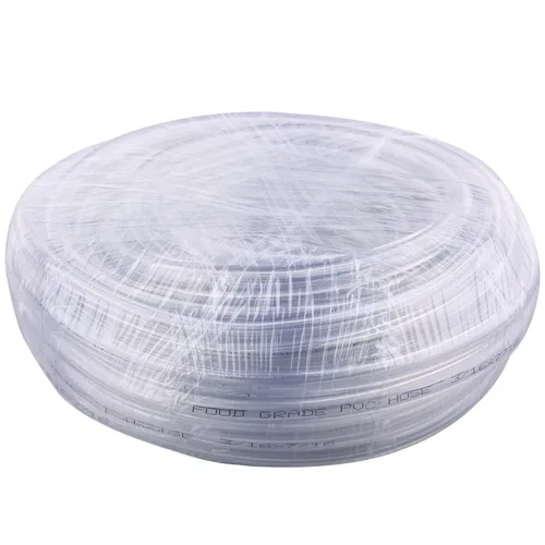 Miniatura 52 de DERNORD Manguera de vinilo flexible transparente de PVC, 1/4" DI X 3/8" DE, 100 pies de largo, para uso alimentario