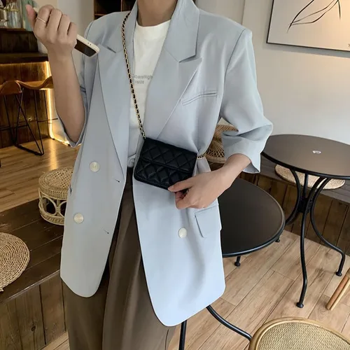 Miniatura 6 de Riñonera para mujer, mini bolsa cruzada Y2K, accesorios para cinturón para mujer, a la moda, Negro