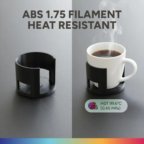 Miniatura 4 de OVERTURE Filamento ABS 1.75mm, filamento para impresora 3D de alta resistencia y resistente al calor, baja deformación, excelente durabilidad, ABS